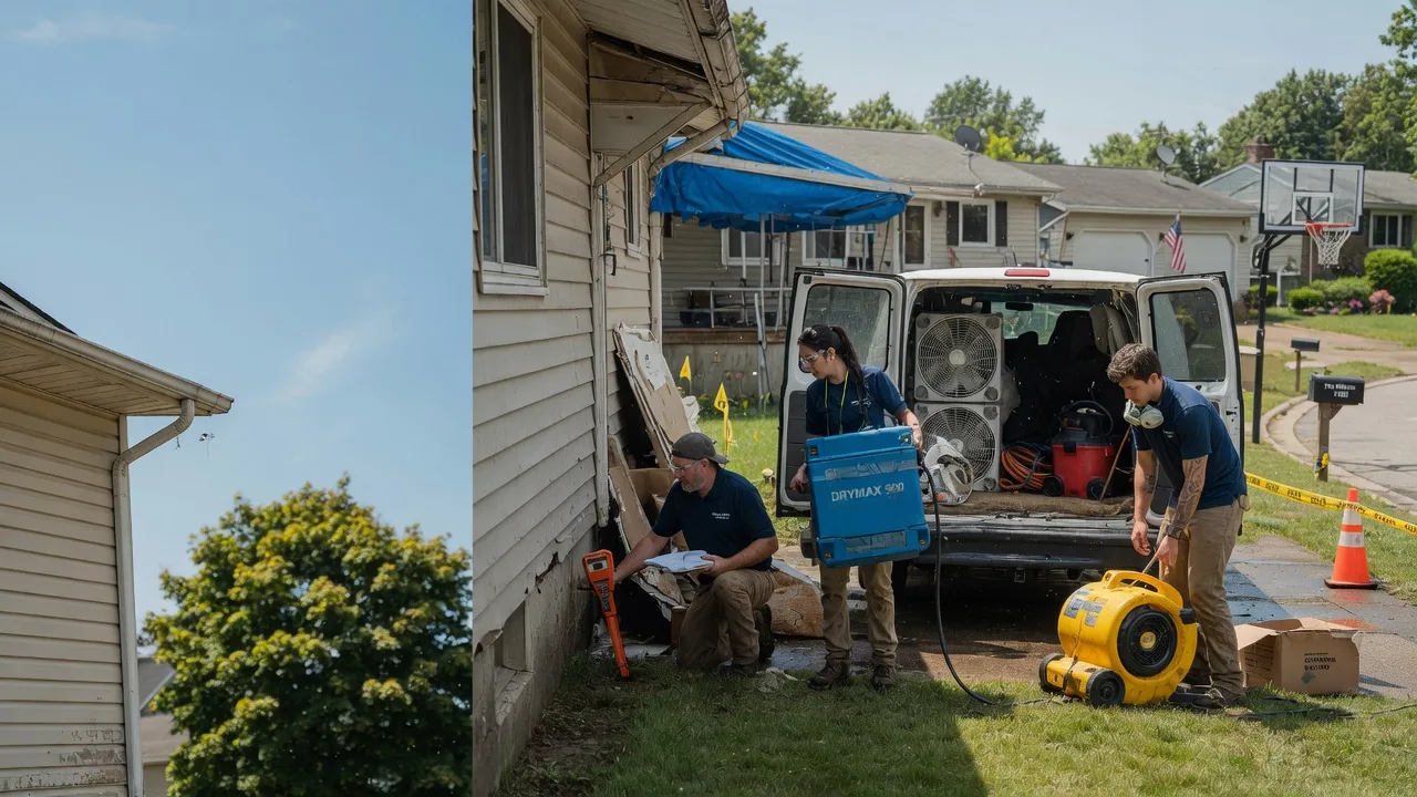 Ceiling Leak Cleanup in Thawville, IL near me